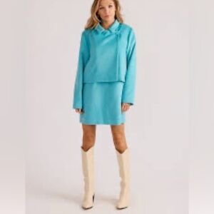 NWT Sedge Luann Jacket-Peacock Blue Size S